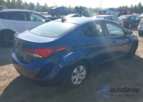 2016 Hyundai Elantra Se/Sport/Limited from USA, damaged, VIN 5NPDH4AE6GH665767